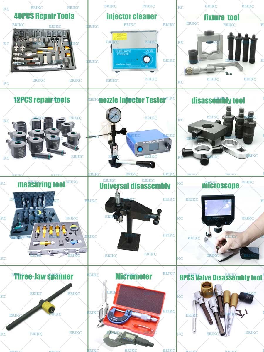 ERIKC fuel injector tools and common rail injector tools for bocsh diesel pump repair kit