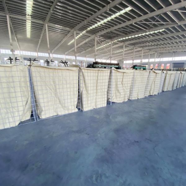 Protective Gabion Baskets Galvanised 0.3m Width Defensive Barrier