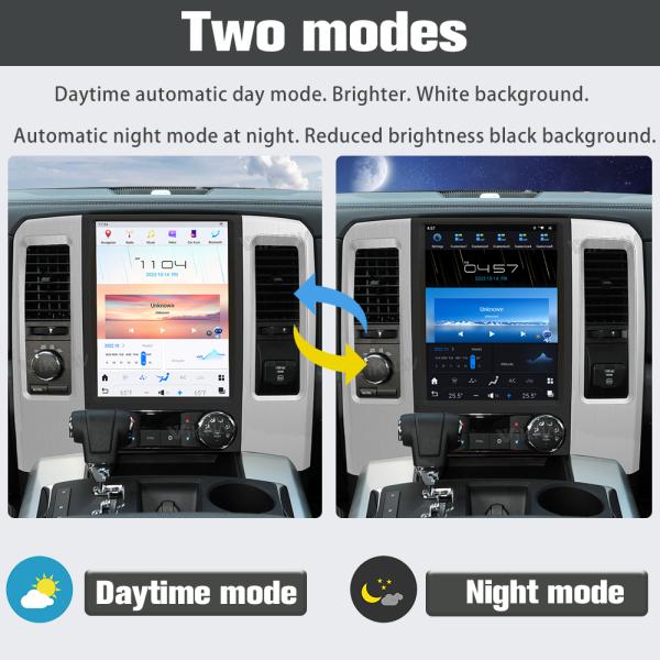 12.1 inch Head Unit For 2008-2011 Dodge Ram GPS Navigation Multimedia player Touch Screen Support Wireless Carplay