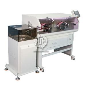 China Inner Dia200mm 60kg Automatic Wire Winding Machine With Cutting / Stripping on sale
