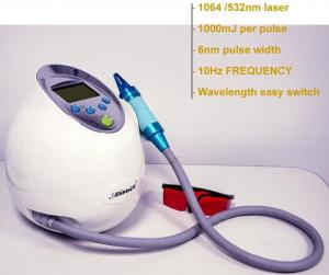 Wholesale Portable Pico Laser Machine Q Switch Nd Yag Laser Tattoo Removal Equipment from china suppliers
