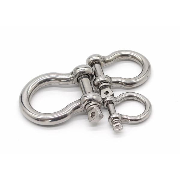 D-Shaped Stainless Steel Shackle A2-70 A4-80 Rust Proof