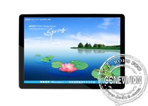 China Win 10 Interactive Wall Mounted Advertising Display Lg Panel Touch Player 450cd / M2 on sale
