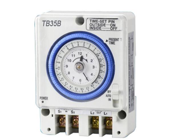 Quality 150hours working reserve AC 240V TB35B electronic mechanical timer Switch for sale
