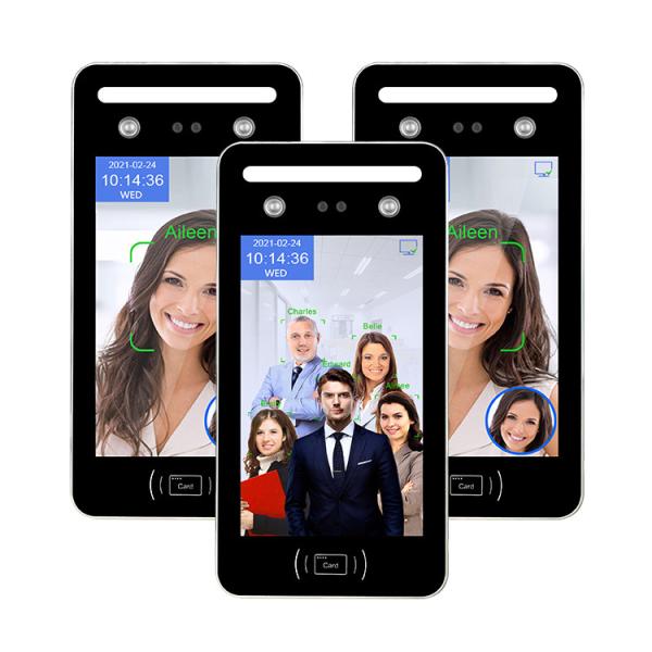 Quality AI Visible Light WDR Dynamic Face Recognition Access System 8 Inch Touch Screen for sale