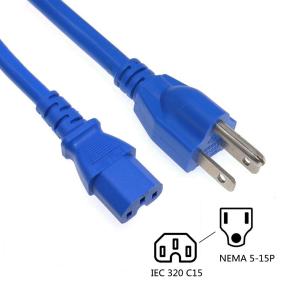 China Dapter UL AC Power Cord 18 AWG Three Prong US Plug Outdoor Use on sale