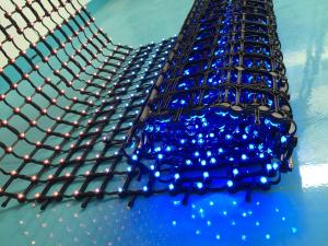 transparent slim Flexible led display, outdoor display led curtain display mesh video screen