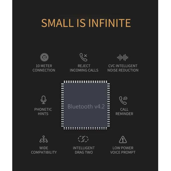 True Wireless Earbuds Bluetooth Earphone Fone De Ouvido Audifonos Sport Auriculares Handsfree Earphones Noise Canceling Ecouteur