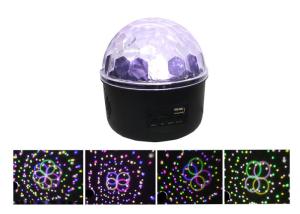 Wholesale New 500 Patterns Mp3 Led Magic Ball Light Sound Auto (Infrared Remote Control) 6w Led from china suppliers