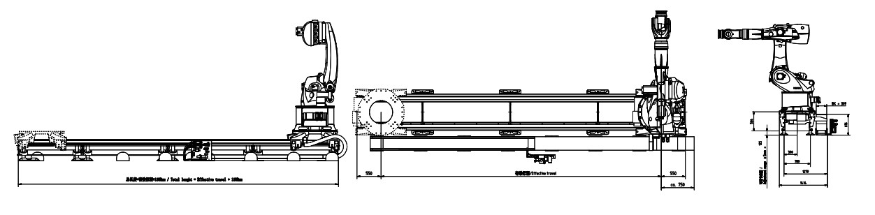 KL4000S Robot Linear Track With Accelerated Speed 2.35m/s Online Support After Service