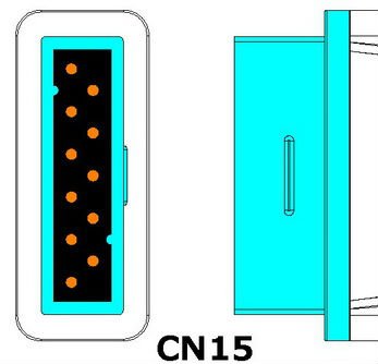 GE Marquette 2021406-001 spo2 adapter cable , used with Nellcor oximax sensor