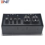Smart Office Tabletop Socket Box/Flip Up Multiple Power Data Outlets/ Table