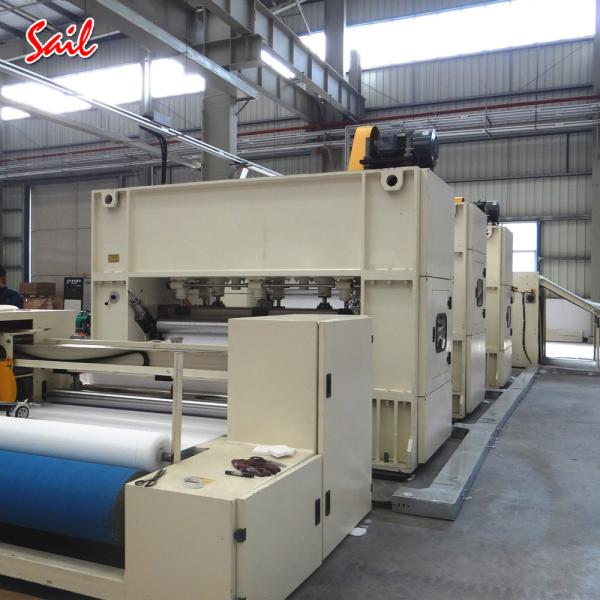 Nonwoven mop cloth needle punching production line