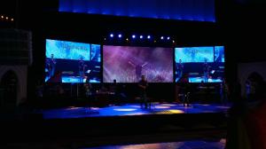 Wholesale High Brightness Stage Background Led Display Screen For Church , Pixel Pitch 2.97mm from china suppliers