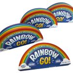 CMYK Rainbow Shape Custom Printed Cardboard Boxes For Puzzle Packaging