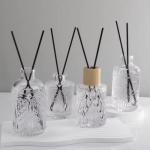 Irregular Empty Reed Diffuser Bottles Unique Glass Reed Diffuser Bottle Luxury