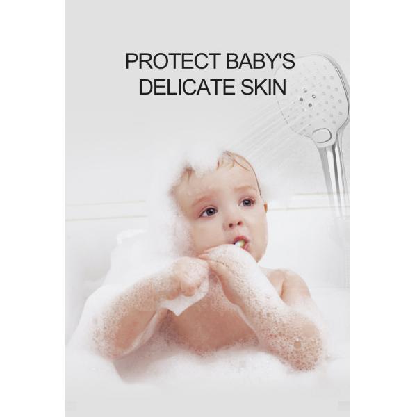 EMC 60Hz Hard Water Shower Filter , Bathroom KDF Shower Head Filter