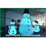 China Oxford Cloth Inflatable Holiday Decorations Giant Christmas Snowman For Party for sale
