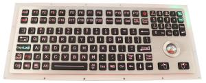 Wholesale Backlit Industrial Ruggedized Keyboard IP67 116 Keys With Numeric Keypad from china suppliers