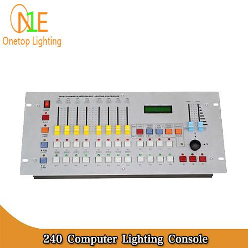Quality 240 Computer Lighting Console Disco DMX512 240CH computer light controller dj controller for sale