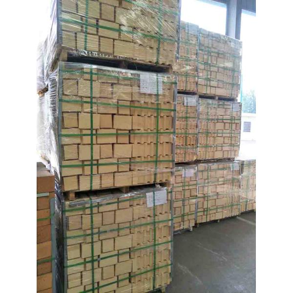 Anti - Wear High Alumina Fire Proof Brick For Furnace Roof 70% Al203 Yellow Color