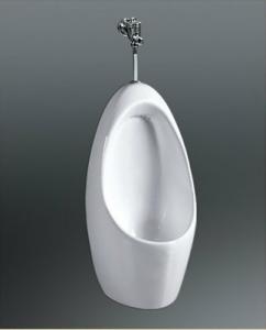 China White Wall Mounted Urinal Toilet Sanitary Ware , Automatic Inductive Urinal Flusher on sale