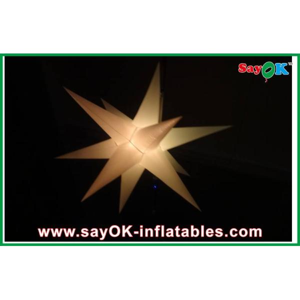 Party Star Inflatable Lighting Decoration Decoration / Nylon Cloth Inflatable Led Light