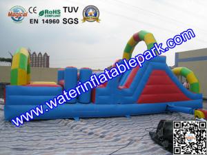 Wholesale 0.55mm PVC Tarpaulin Inflatable Obstacle Course Rental Waterproof And Fireproof from china suppliers