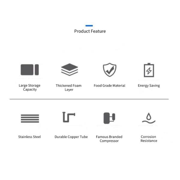 Anticorrosive SS304 Two Door Prep Fridge , 220V Stainless Steel Pizza Prep Table