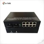 Unmanaged Fiber Ethernet Switch 10/100/1000M Media Converter 8-TX