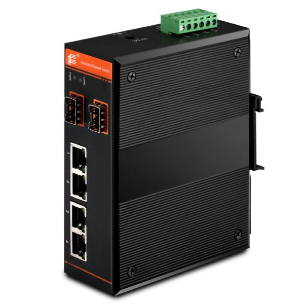 Quality Gigabit Central Ethernet Switch,Unmanaged,4x10/100/1000Base-TX + 2x1000Base-FX SFP for sale