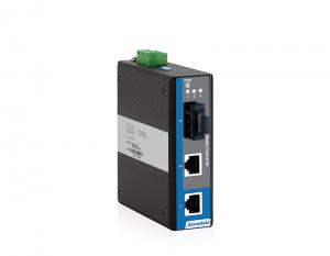 3 Ports 10/100M Ethernet Media Converter With DIN Rail Mounting