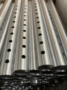 Laser Marking Brushed Stainless Steel Support Round Tube For Portable Foldable Multifunctional Bed Massage Beauty
