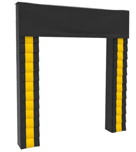 Quality High Sealing PVC Sponge Flexible Loading Unloading Customized Color Adjustable Loading System Dock Door Shelter For Heavy Duty Loading for sale