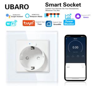 Wholesale WIF Smart Power Outlet Remote Control Zigbee Outlet Socket Power Monitoring from china suppliers