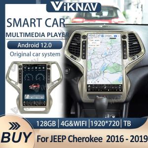 Wholesale 14.4 Inch Android Screen Car radio For 2016-2019 Jeep Grand Cherokee 128G Navigation GPS Multimedia Player Carplay 4G from china suppliers