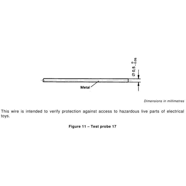 Anti Rust 0.5mm Diameter Wire Figure 11 Test Finger Probe 17