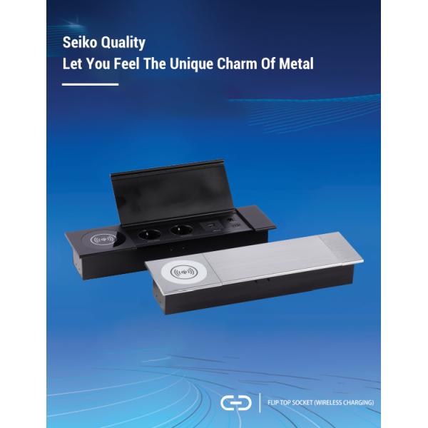 Wireless Charging Pop Up Desk Top Socket For Kitchen Desktop Power Socket