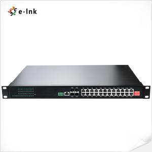 Wholesale Industrial L2+ Rackmount 24-Port 10/100/1000T 802.3at PoE + 4-Port 1000X SFP Managed Ethernet Switch from china suppliers