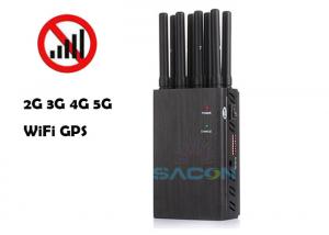 China WiFi 2.4G 5.8G GPS 2G 3G 4G 8 Bands Portable Mobile Signal Jammer on sale