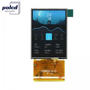China Polcd 2.8 Inch Full Viewing Angle TFT LCD Touch Screen Sunlight Readable IPS Panel on sale