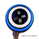 Grabber Tool Four-Claw Magnetic Flexible Picker Bendable Hose With LED Lights