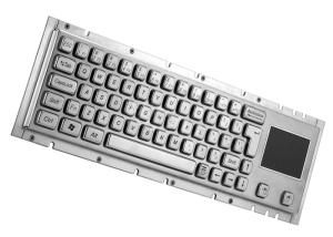 China Kiosk Touchpad Industrial Metal Keyboard With Mechanical Cherry Key Switch on sale