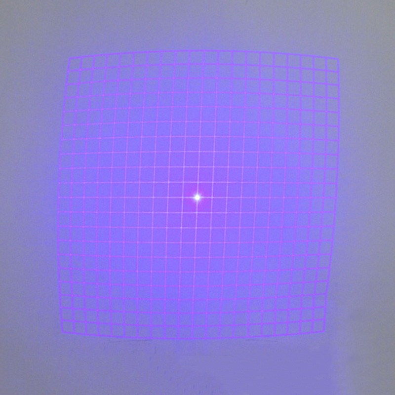 Square Grid Particular Light Spot DOE Laser Module 520nm Line Style