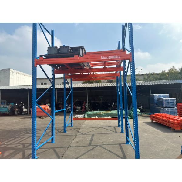 Warehouse Push Back Racking System Customized Pushback Racking System