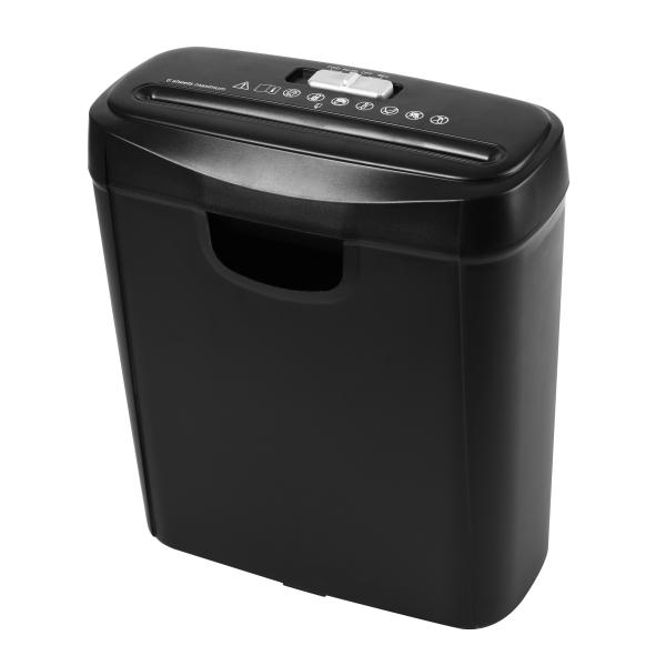 Manual Paper Shredder 6 Sheets Strip Cut Mini Plastic Shredder Affordable and Durable