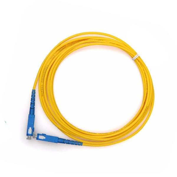 Quality UPC SC Patch Cord Single Mode Simplex 2.0 / 3.0 G652D G657A for sale