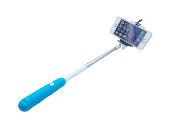 Quality Universal Wireless Extendable Self-portrait Bluetooth Monopod Handheld Selfie Stick for sale