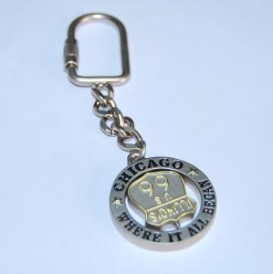 Wholesale Antique Silver / Matte Silver Plating 2.5mm Promotional Metal Keyrings from china suppliers