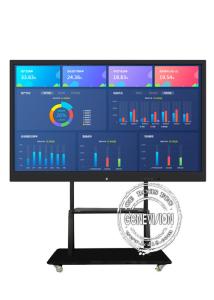 China 65 75 86 4K Smart Multi Media Digital Board Interactive Touch Screen Whiteboard on sale